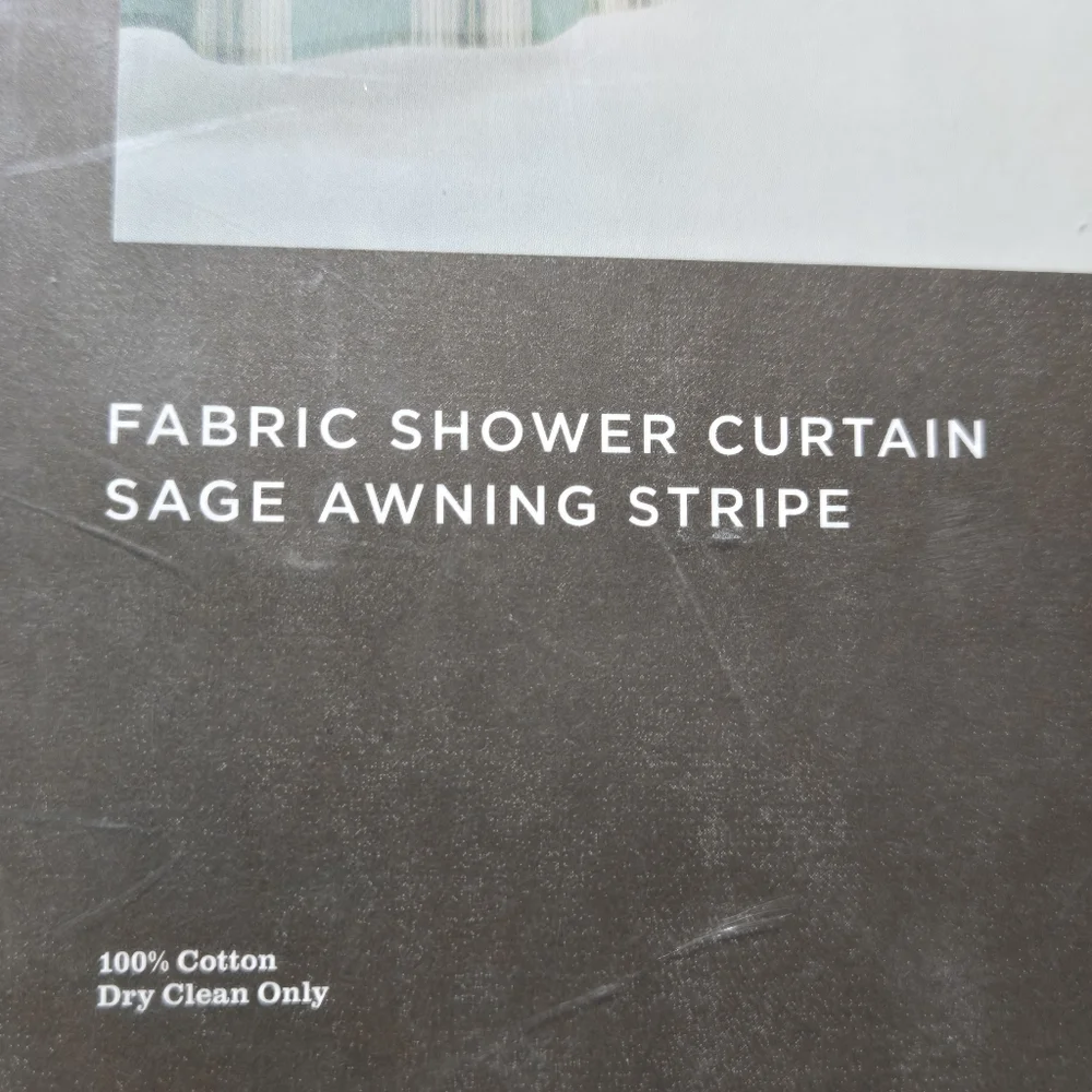 Sonoma striped shower curtain
